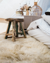 Load image into Gallery viewer, large area sheepskin rug in oyster