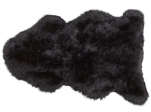 Load image into Gallery viewer, sheepskin rug in black