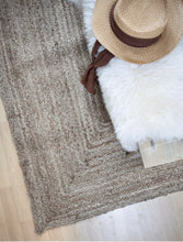 Load image into Gallery viewer, Rectangular Jute Braided Rug