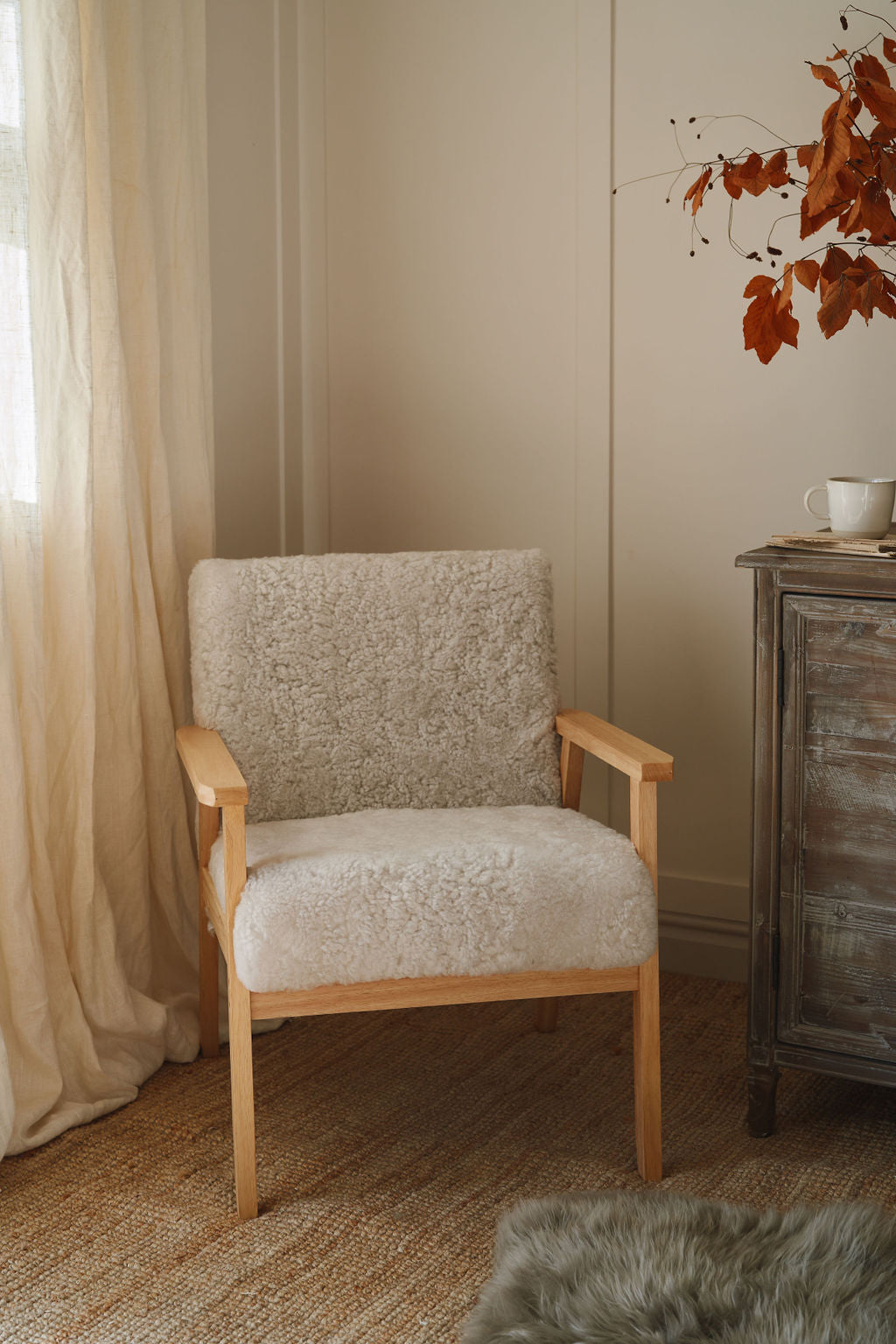 Mysa - Occasional Sheepskin Chair