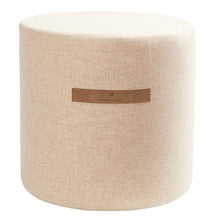 Load image into Gallery viewer, Sara- Round Wool Pouffe in Light Beige