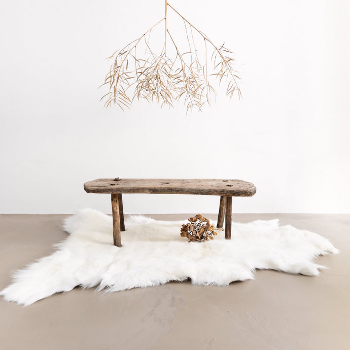 Rarebreed Albino Reindeer Hide rug-Luxury Hide, Scandinavian 