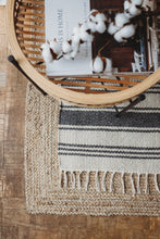 Load image into Gallery viewer, French stripe cotton woven rug