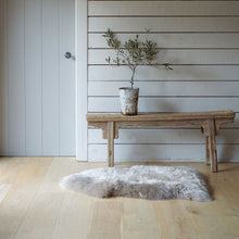 Load image into Gallery viewer, Ethically Crafted Sheepskin Rug in Oyster